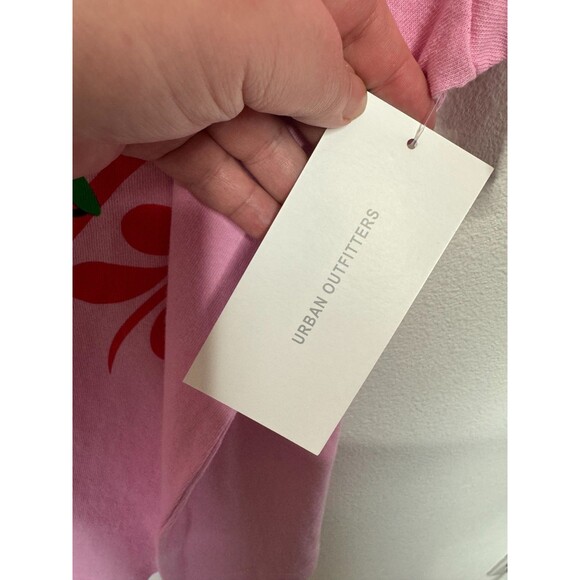 Urban Outfitters XXL Dia Pacheco Golden Hour Graphic T-Shirt Pink Crewneck NWT - Picture 7 of 9